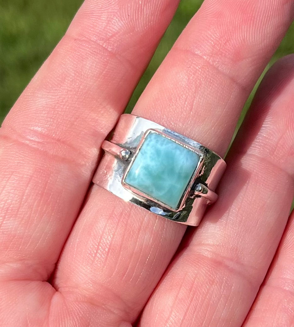 Larimar Ring