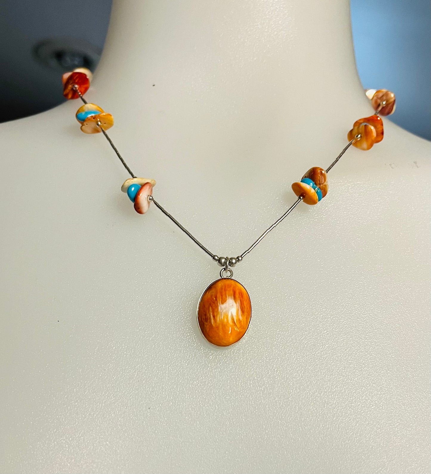 Orange Spiny/Turquoise