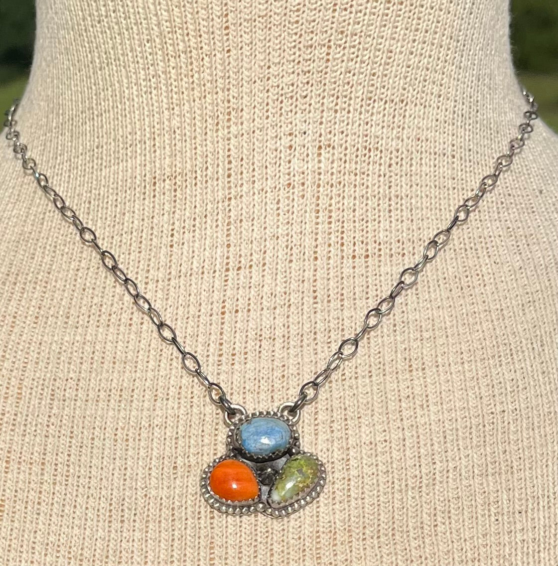 Multi Stone Necklace