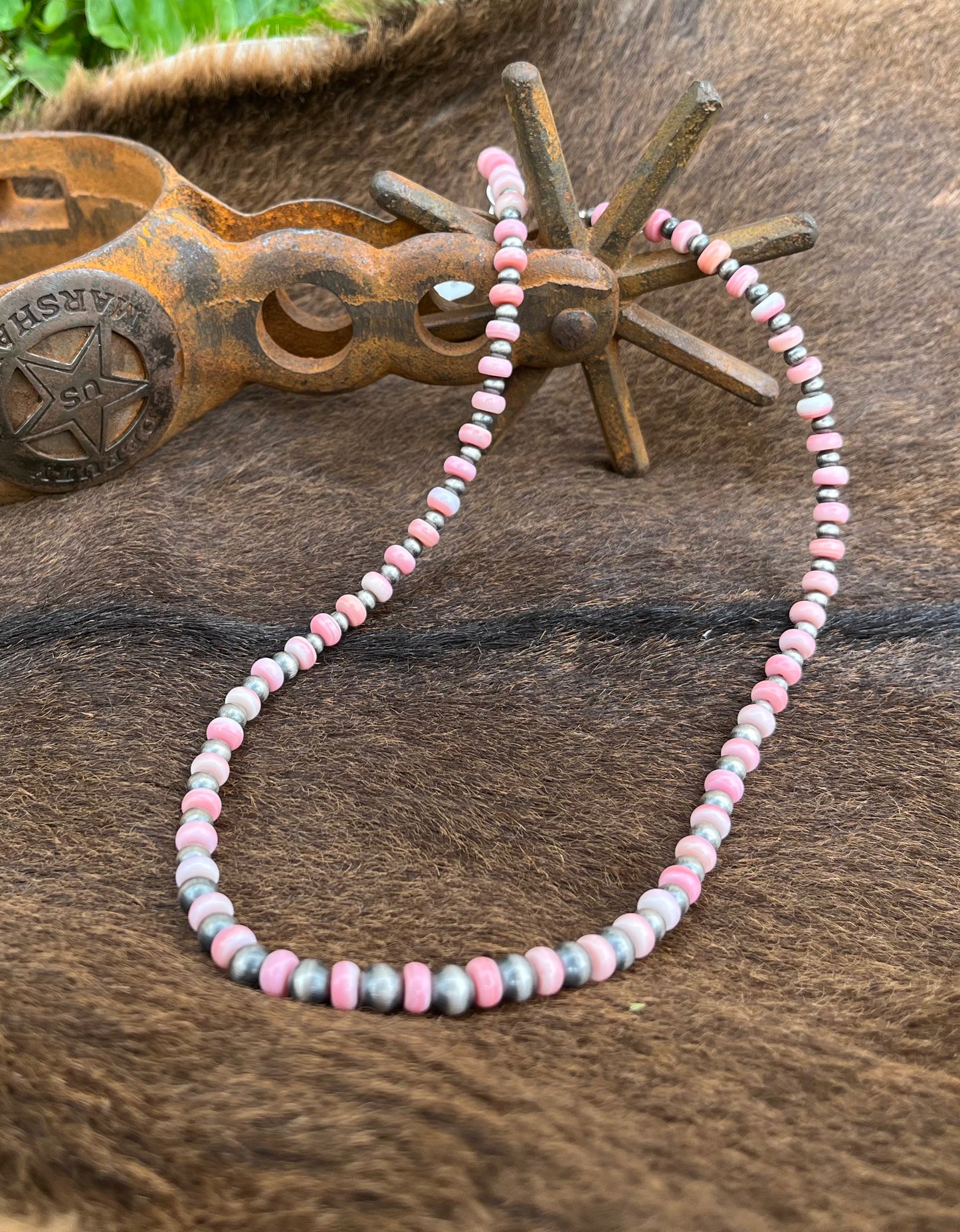Pink Conch Pearl Necklace