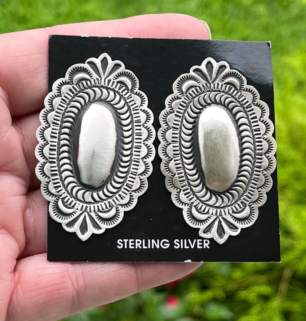 Sterling Silver Earrings - Native