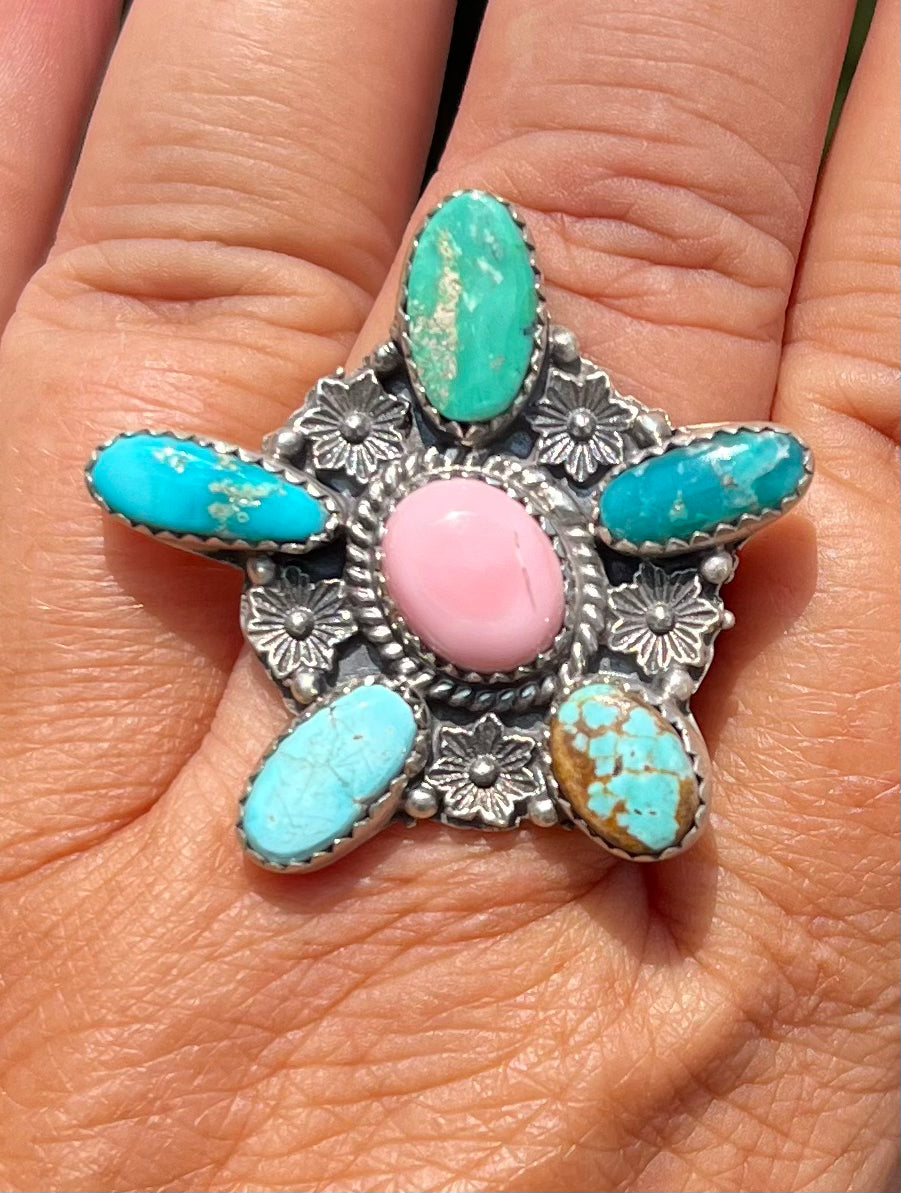 Mixed Stone Ring