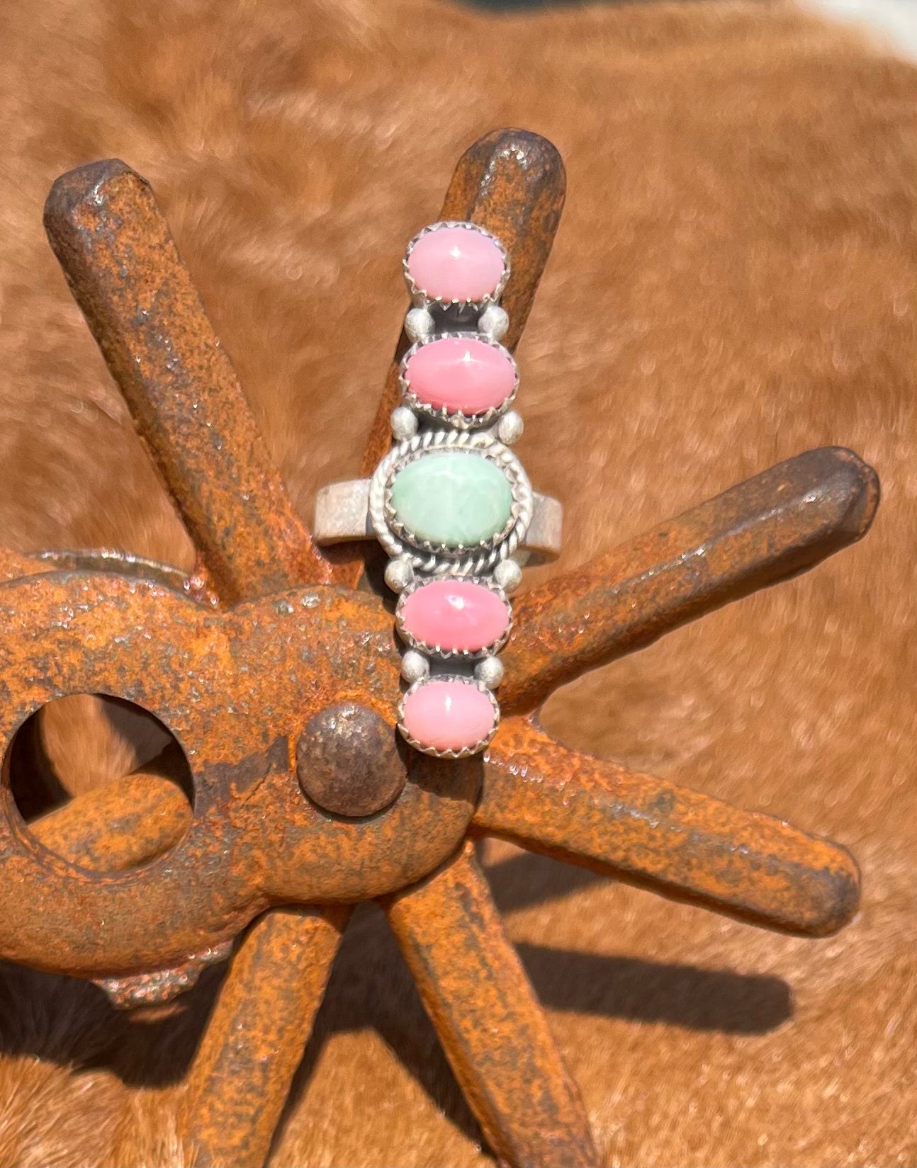 Pink Conch Paloma Ring