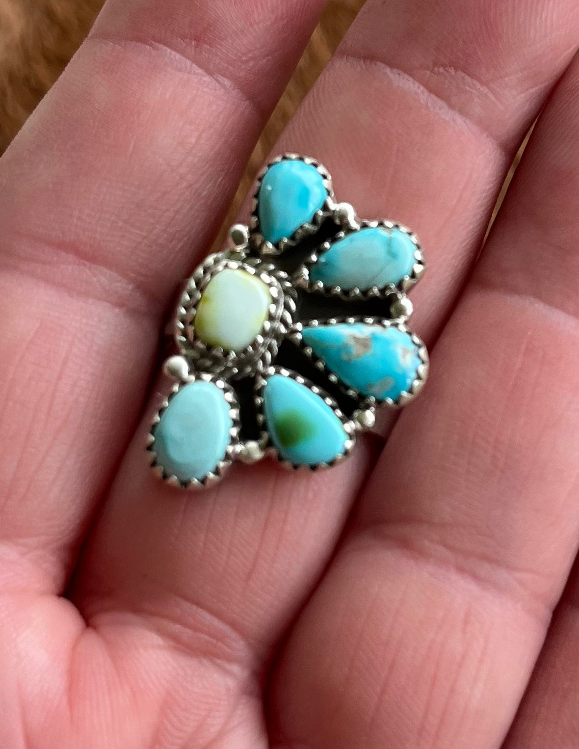 Mixed Turquoise Ring