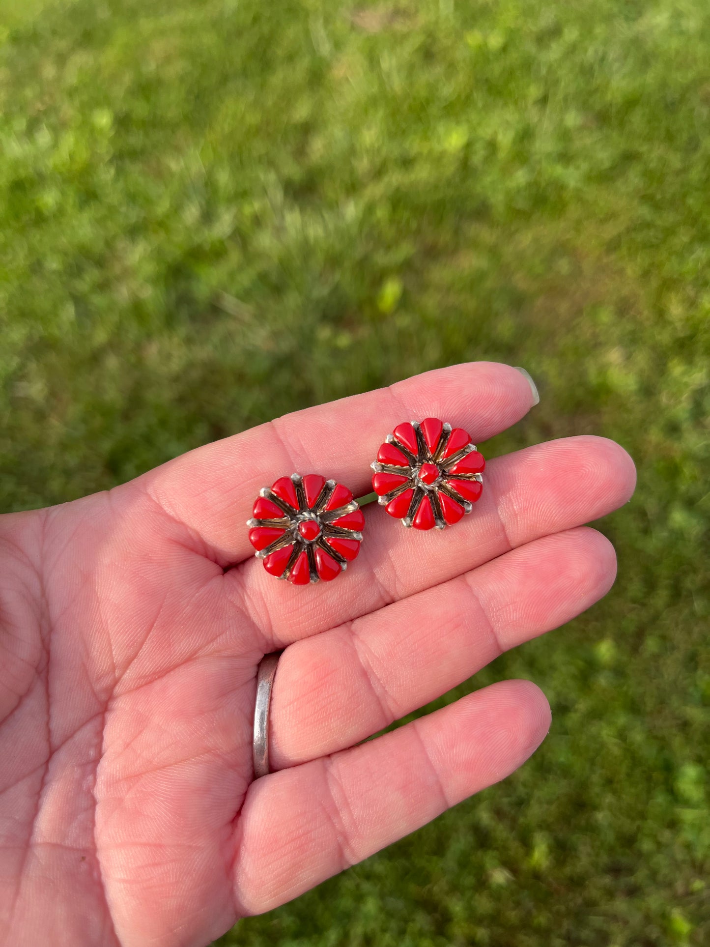 Coral Earrings