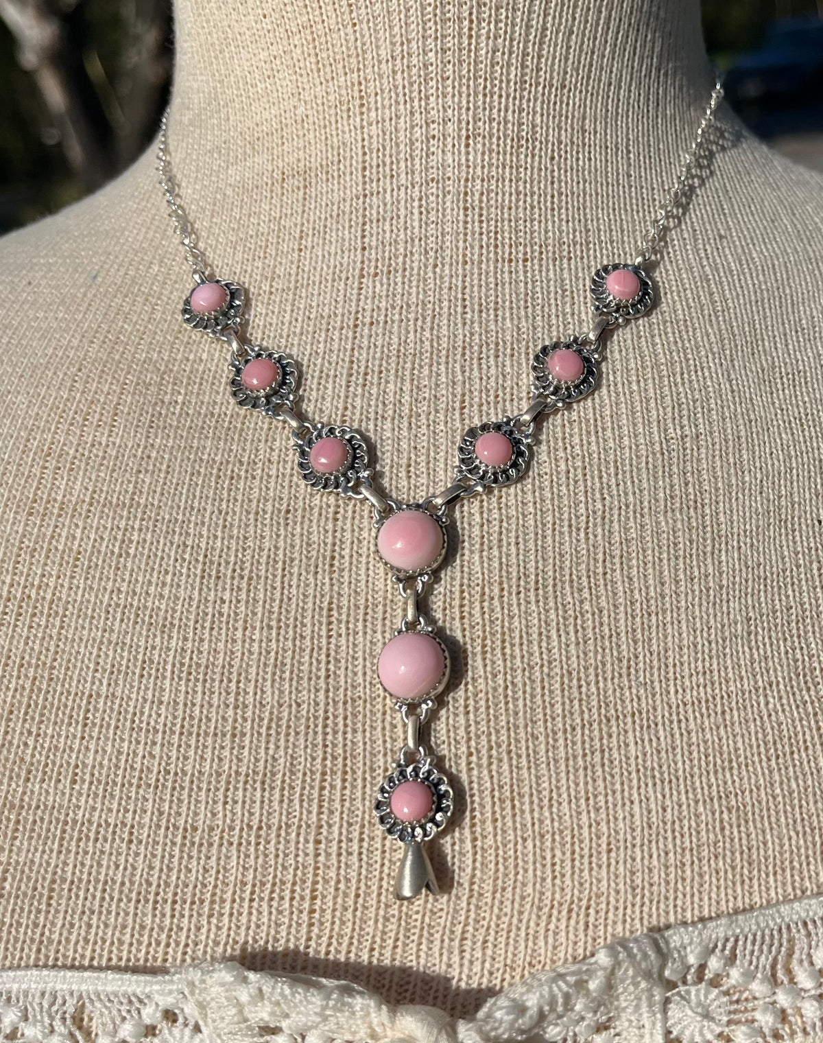 Pink Conch Necklace