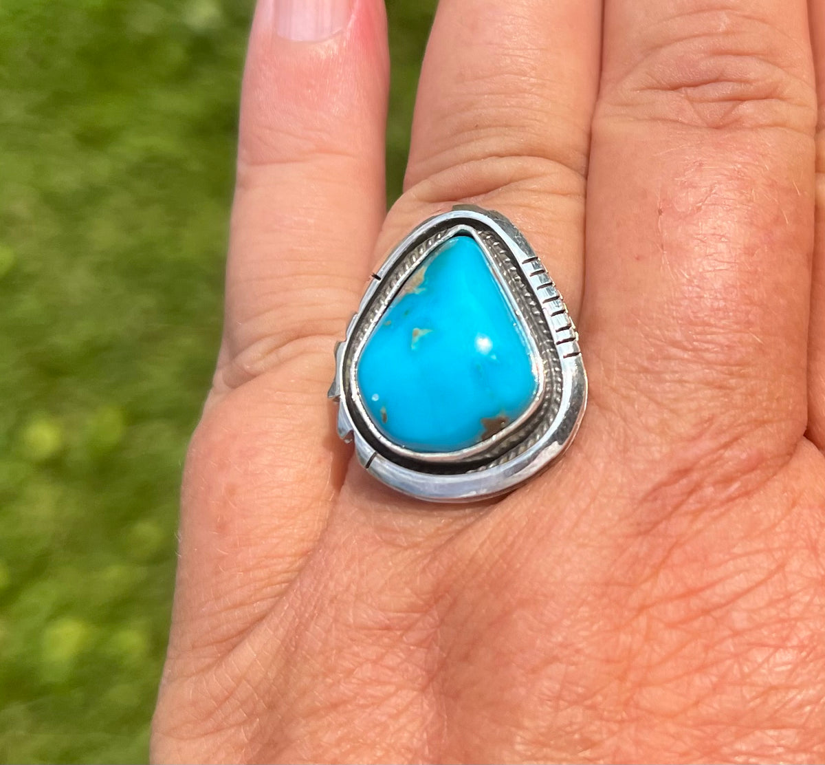 Turquoise Ring - Native made