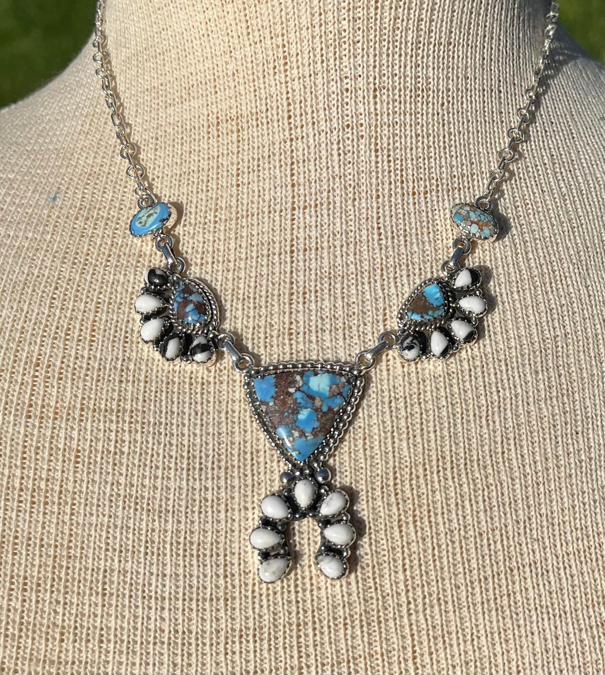 Golden Hills/White Buffalo Necklace