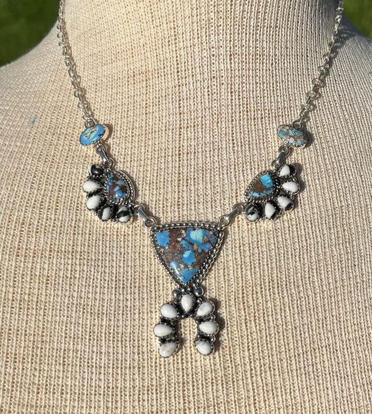 Golden Hills/White Buffalo Necklace