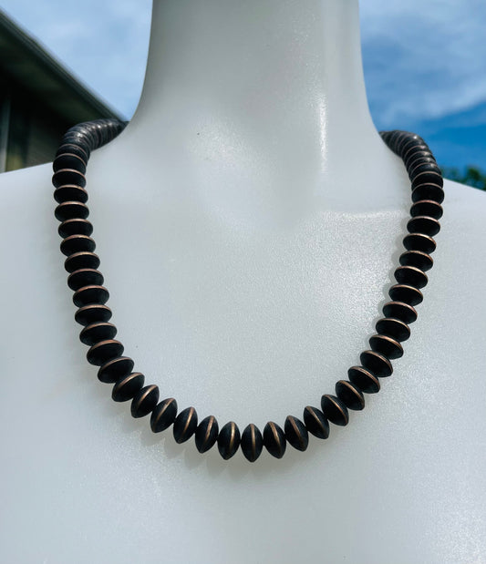 Copper Saucers Necklace