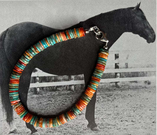 Orange Spiny/Turquoise