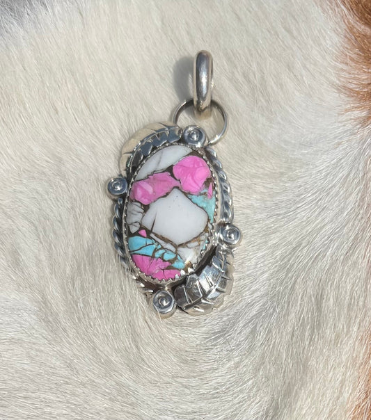 Cotton Candy Pendant - Native made