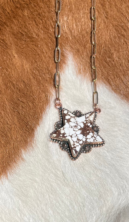 Copper Wild Horse Necklace