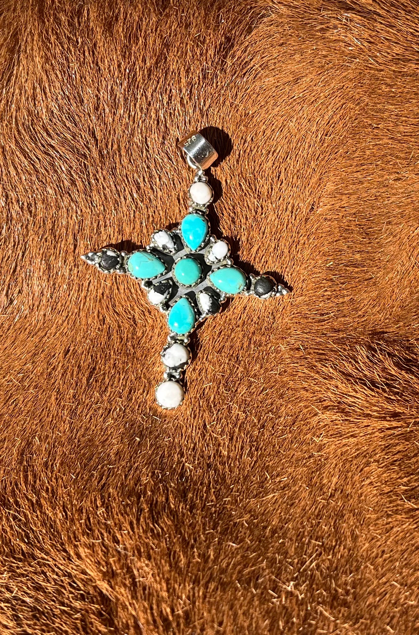 Kingman White Buffalo Pendant