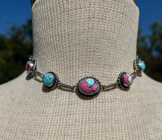 Cotton Candy Necklace - Native made