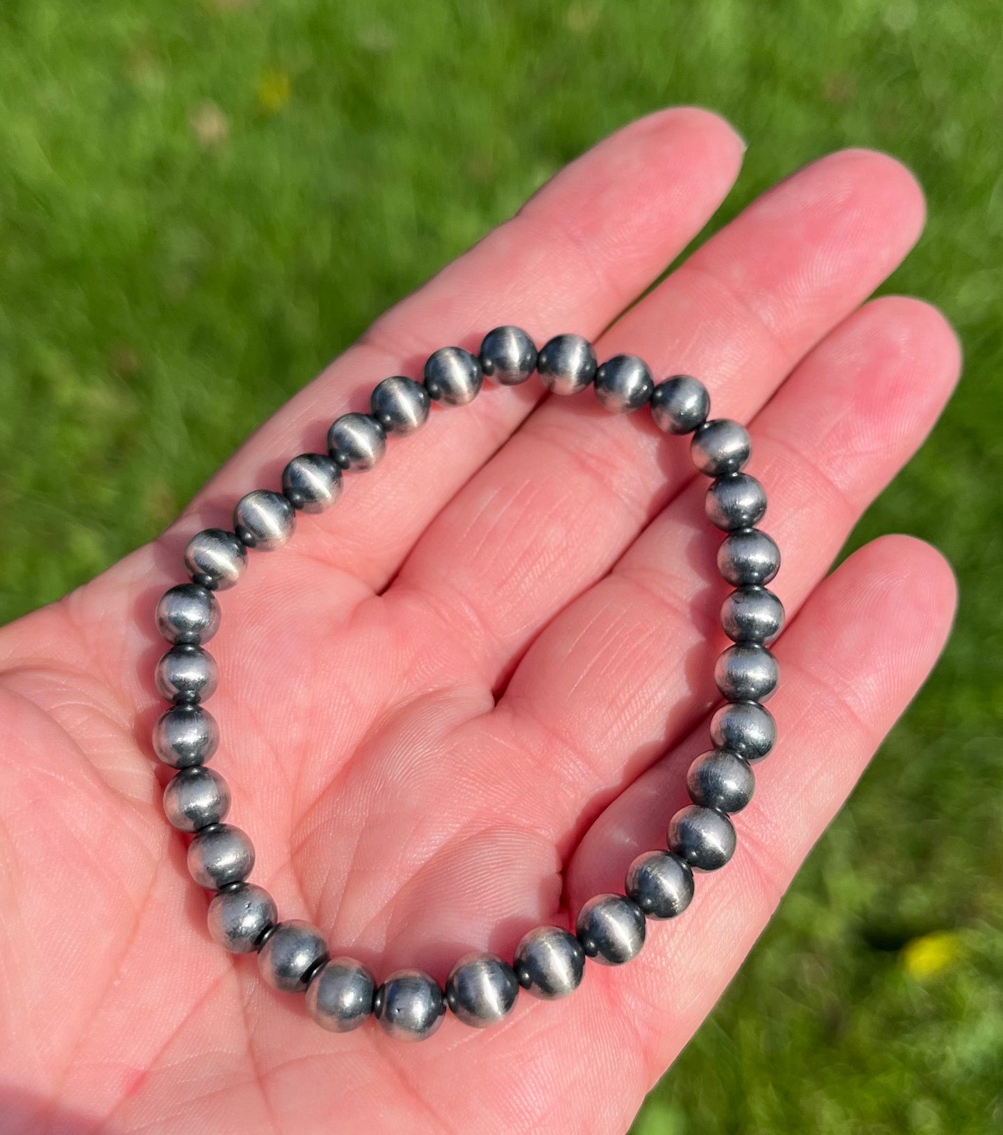 Sterling Pearls Bracelet - 6mm