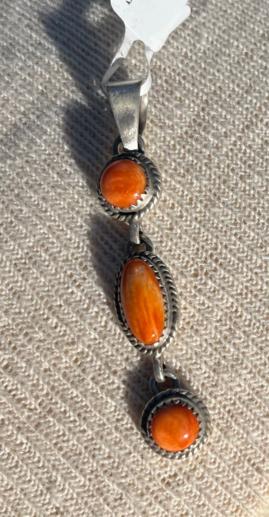 Orange Spiny Oyster Pendant