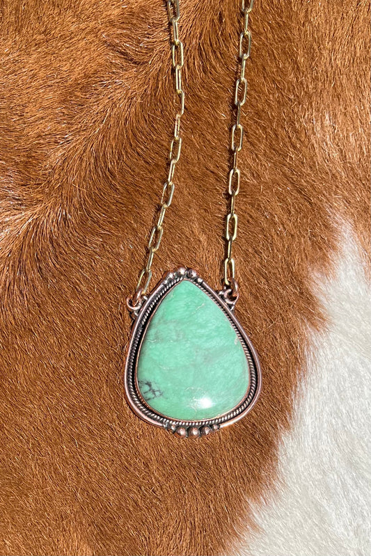 Copper Variscite Necklace