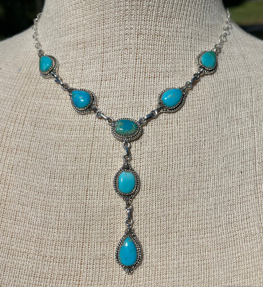 Blue Bird Turquoise Necklace