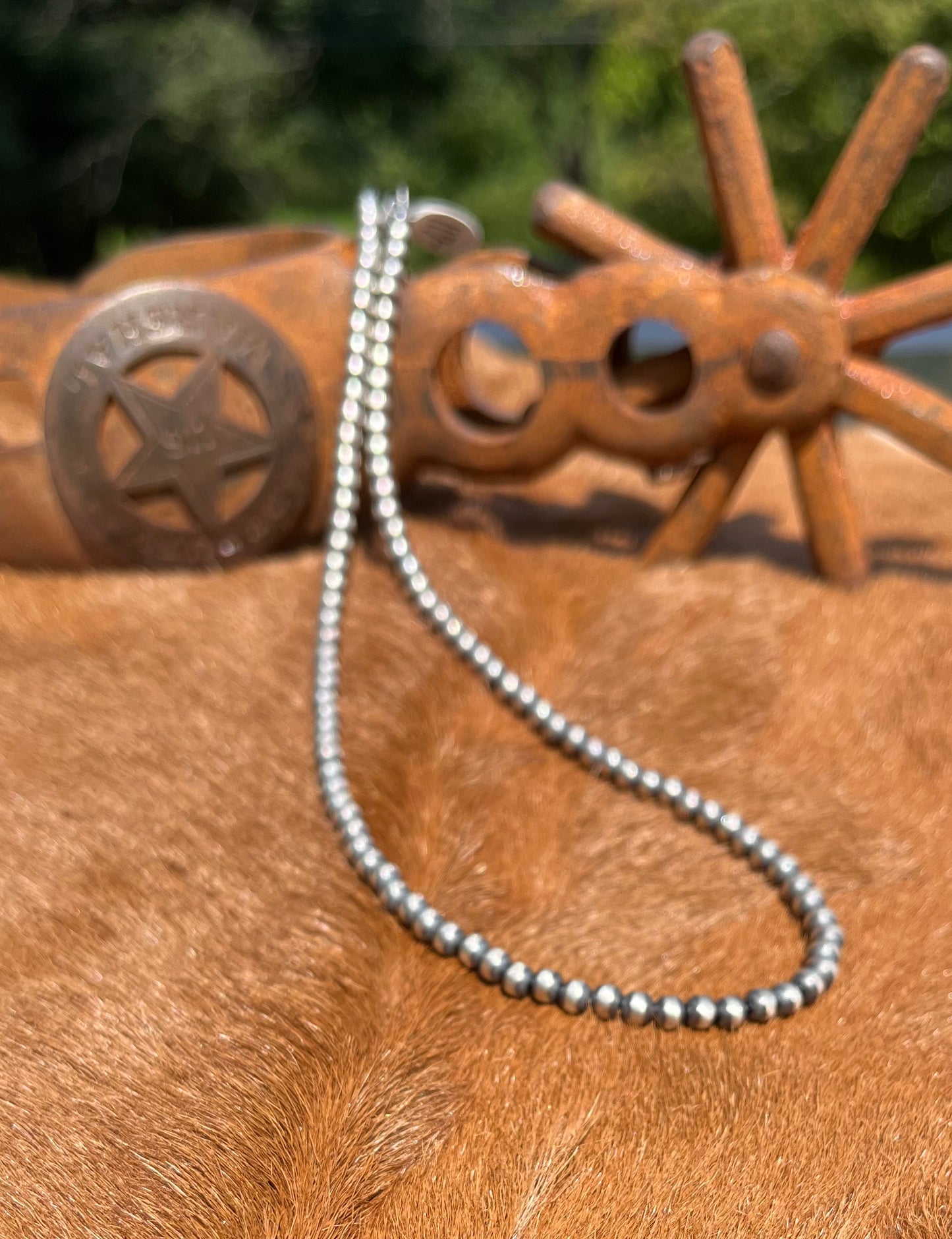 Sterling Silver Pearls necklace - 4mm